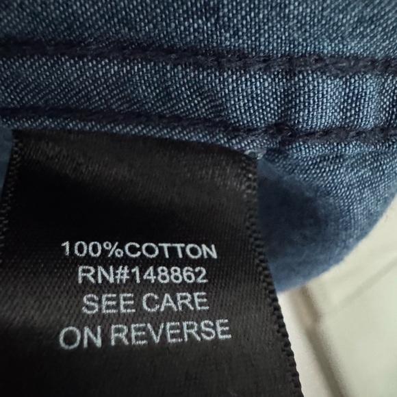 Torrid Dark Blue Denim Top - Picture 4 of 5